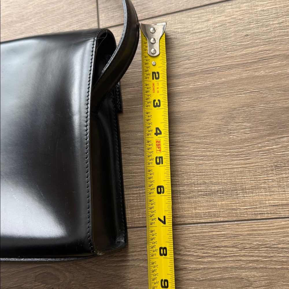 FURLA MODERN BLACK LEATHER SHOULDER BAG - Picture 6 of 7